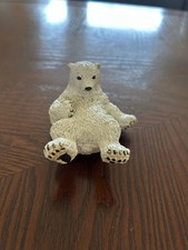 Safari Ltd Vanishing Wild Polar Bear Cub Baby 1990 VTG