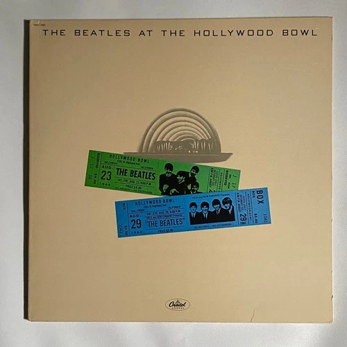 The Beatles At The Hollywood Bowl ORIG 1977 12" VINYL Capitol SMAS-11638 NM/NM
