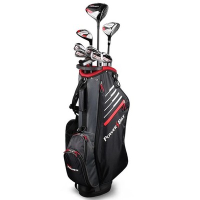 NEW PowerBilt Pro Power Complete Golf Set 2025 - Driver, Irons, Putter, Bag