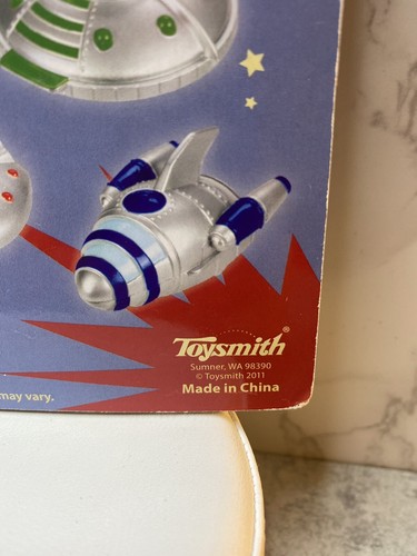 Vintage Retro Spaceship Pull Back Action Toy NEATO! NIP Lot Of 3 Toysmith 2011’ - Picture 10 of 12
