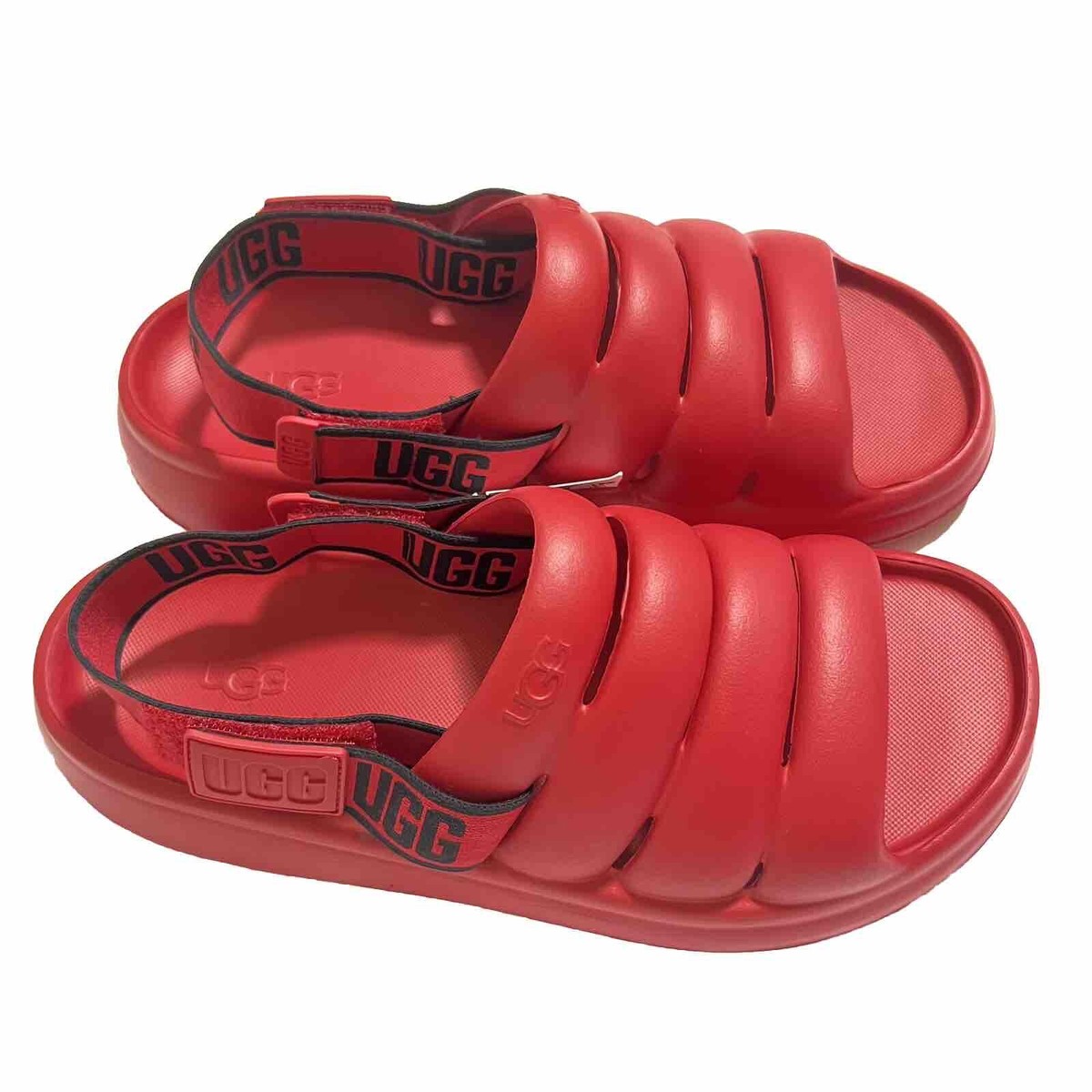 ~UGG Men\'s Sliders Sport Yeah Red Sandals NWT 9 UGG sport yeah slides Men main image 2