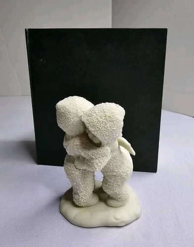 Vintage Dept 56 Snowbabies Weihnachten I Need A Hug Figur nicht mehr produziert 4,5" 6813-6 - Bild 2 von 9