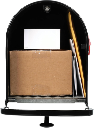 Gibraltar Mailboxes OM160BEC Outback Double Door, Large Capacity Mailbox, Black - Picture 3 of 12