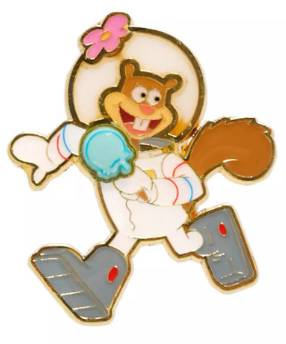 SpongeBob SquarePants Sandy Ice Cream Scented Enamel Pin Loungefly