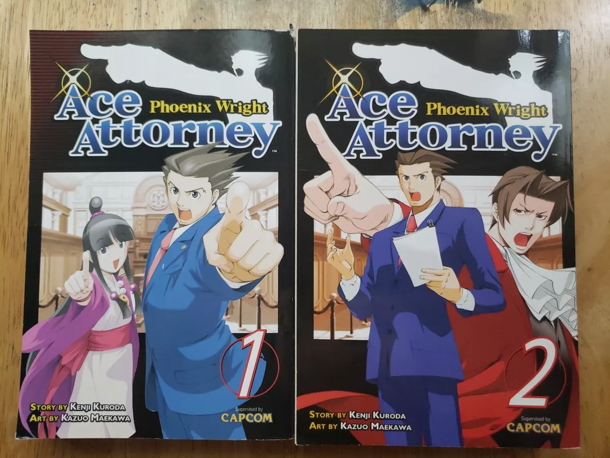 Capcom Phoenix Wright: Ace Attorney Manga Volumes 1 & 2 English