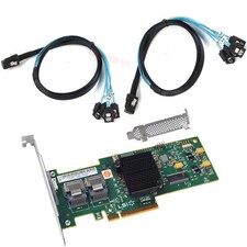 LSI 9240-8I 6Gbps SAS HBA P20 IT Mode ZFS FreeNAS unRAID  2 SFF 8087 4SATA