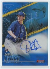 2021 Bowman's Best of 2021 Autographs Blue Refractor Daniel Lynch Auto 072/150