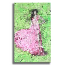 Prada Dress - Limited Edition Giclee on Canvas, Signed, Pop Art, COA, Fashion