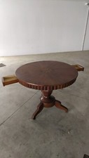 Tavolo rotondo in noce stile sorrentino / Walnut round table. Sorrento style 