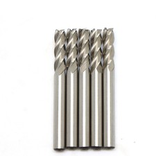 5Pcs HSS CNC Straight Shank 4 Flute End Mill Cutter Drill Bit Tool 6mm