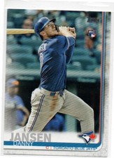 2019 Topps Series 1 Baseball #67 Danny Jansen TORONTO BLUE JAYS Rookie Card 94. rookie card picture