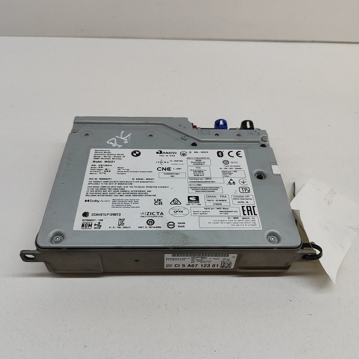 BMW iX I20 Music Navi CD Radio Player Head Unit 5A67123 2022