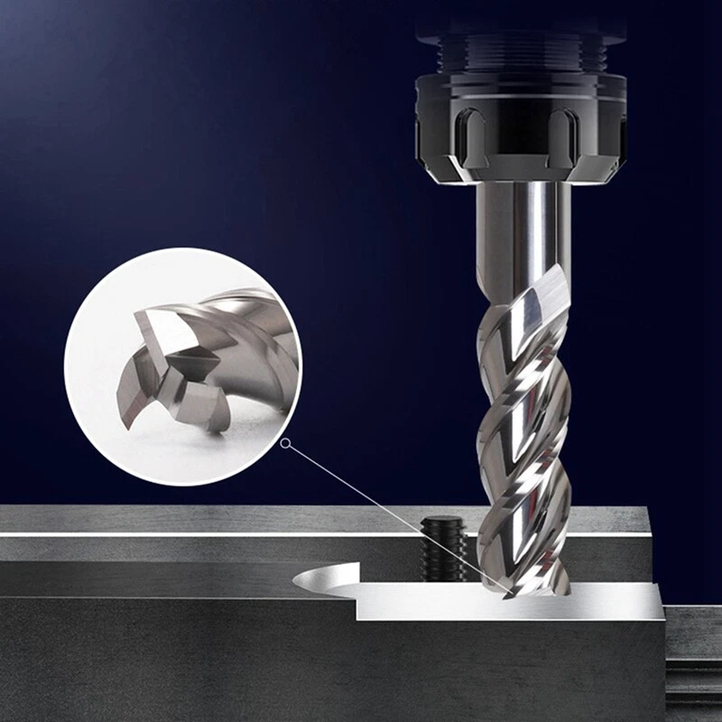 5PCS 55 Degrees Spiral Upcut Router Bits Set 6mm Solid Carbide CNC