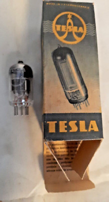 OVP Tesla 6B32 Röhre Radioröhre Elektronenröhre electron tube NOS