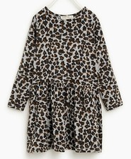ZARA Girl Animal Print Dress 5 Years Super Soft Fabric