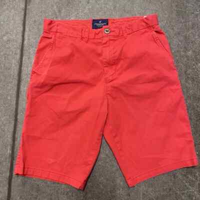 American Eagle Prep Shorts Mens 28 Bermuda  red 28X10