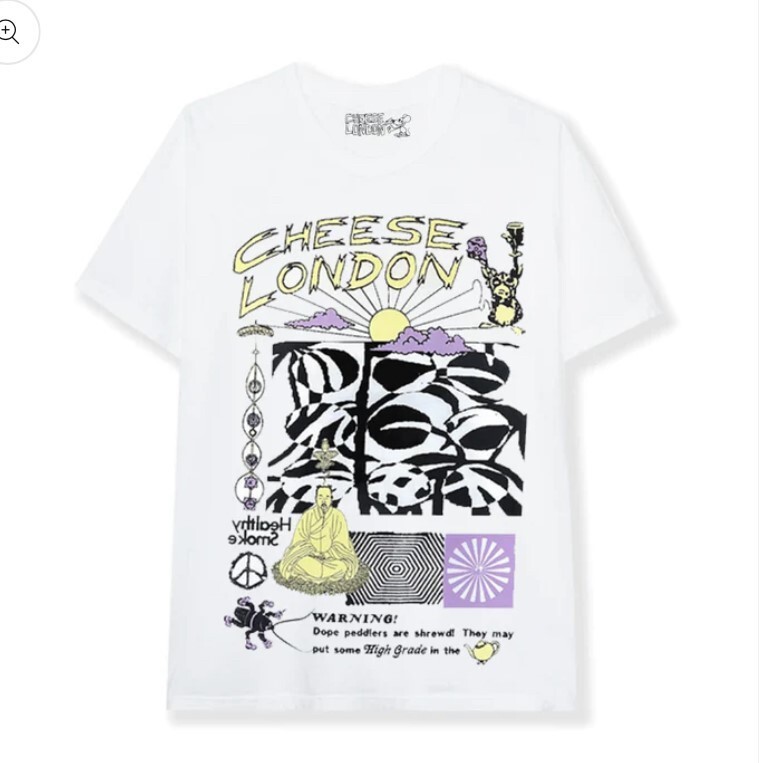 Cheese London new fashion luxury t shirt men Medium Sold Out OOP first design UK