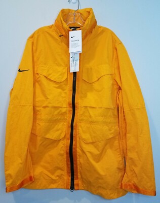Nike Tech Pack High Density M65 Jacket Kumquat Orange BV4430-886 Men's Small