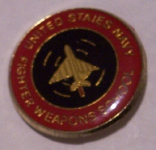 Hat Pin Military U S Navy Fighter Weapons School NEW #1 Lapel Pin Push Pin