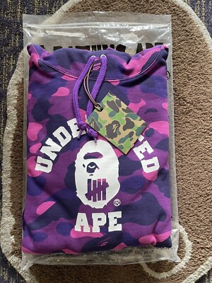 BAPE x Undefeated Hoodie Size XXL