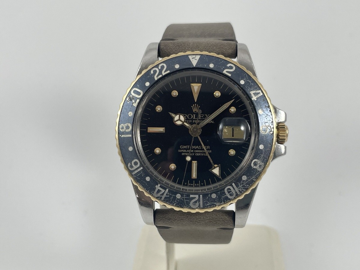 Vintage 1978 Rolex GMT Master 1675 1570 Nipple Dial