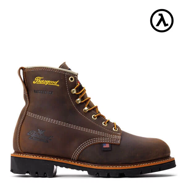 THOROGOOD AMERICAN LEGACY WATERPROOF 400G INSULATED 6 CRAZYHORSE BOOTS 814 4514