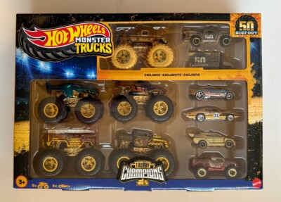 Hot Wheels Monster Trucks 50 BIGFOOT Trophy Champions RARE