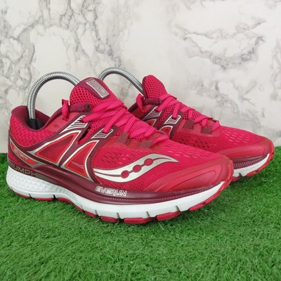Saucony Laufschuhe Größe 4 Damen rosa Schuh Triumph ISO 3 Jogging Gym Mudrun