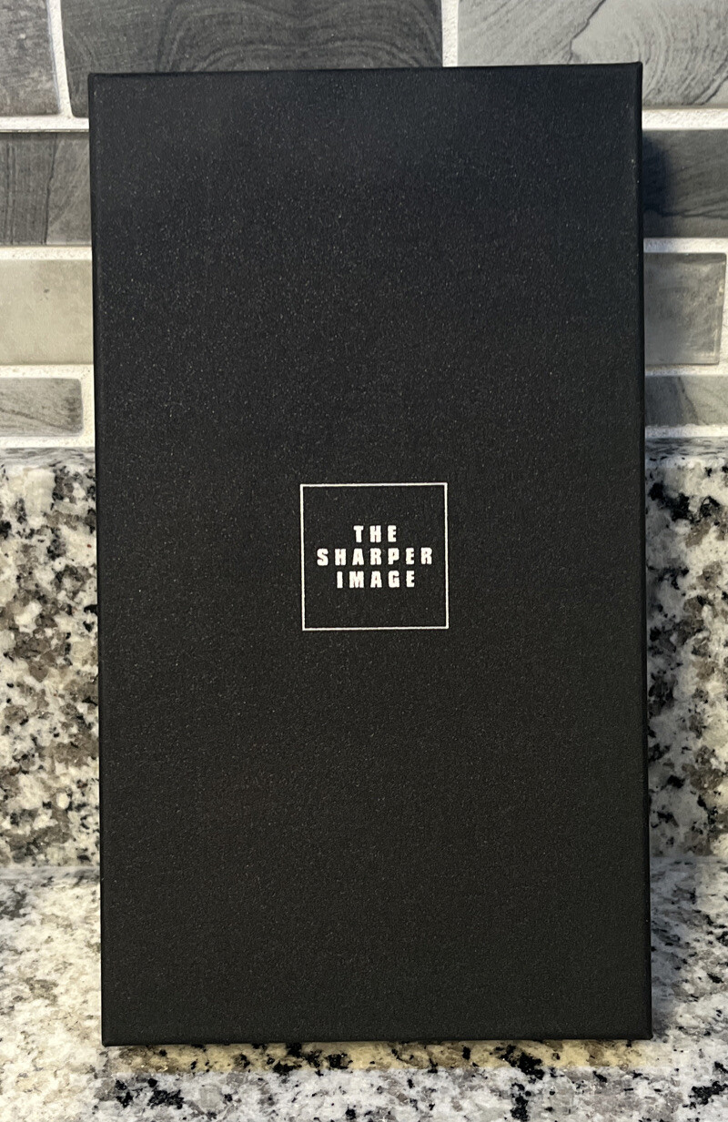 Sharper Image Genuine Leather Passport Holder Wallet Case New in Box-image