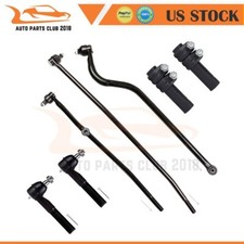 Suspension 7pcs Kit Fits 1998 - 1999 Dodge Ram 1500 Tie Rod Pitman Arm Drag Link