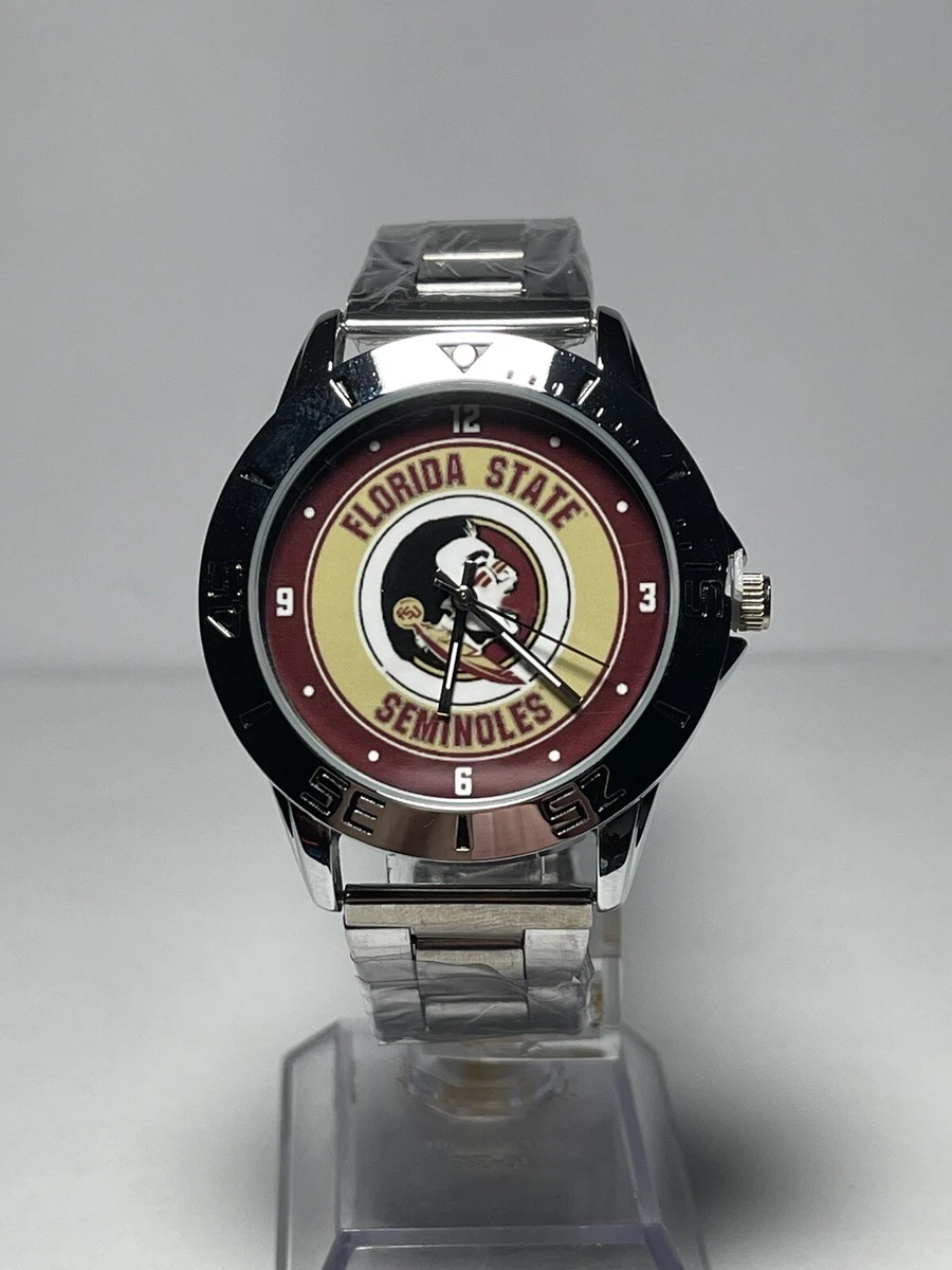 Florida State Seminoles NCAA Heart Stainless Steel Bracelet Game Time Watch NEW Florida State Seminoles NCAA Watches for sale | eBay main image 4