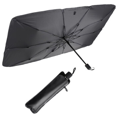 Retractable Car Windshield Sun Shade Umbrella Front Back Window Cover Visor Auto
