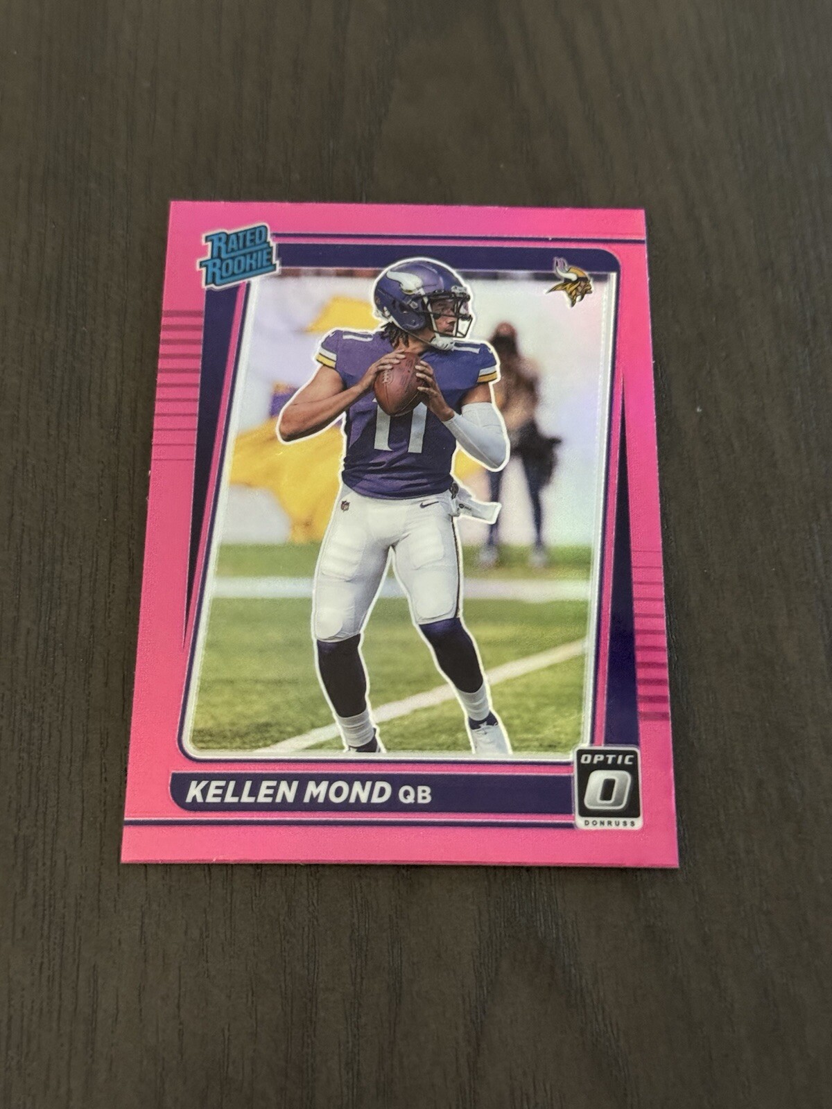 2021 Panini Donruss Optic Rated Rookie Pink Prizm Parallel #221 KELLEN MOND RC