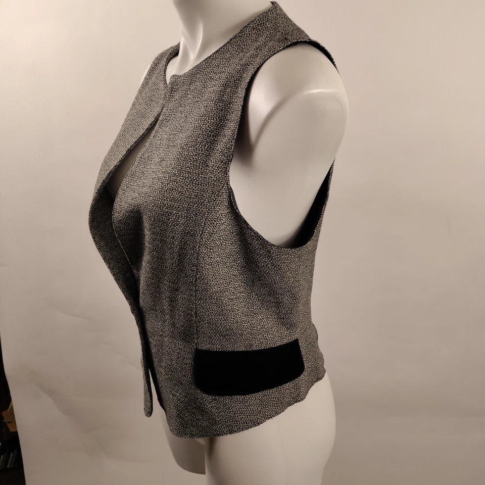 Chaleco limitado para mujer talla M cierre de botones algodón rayón vintage Italia - por favor leer Foto 2 de 4