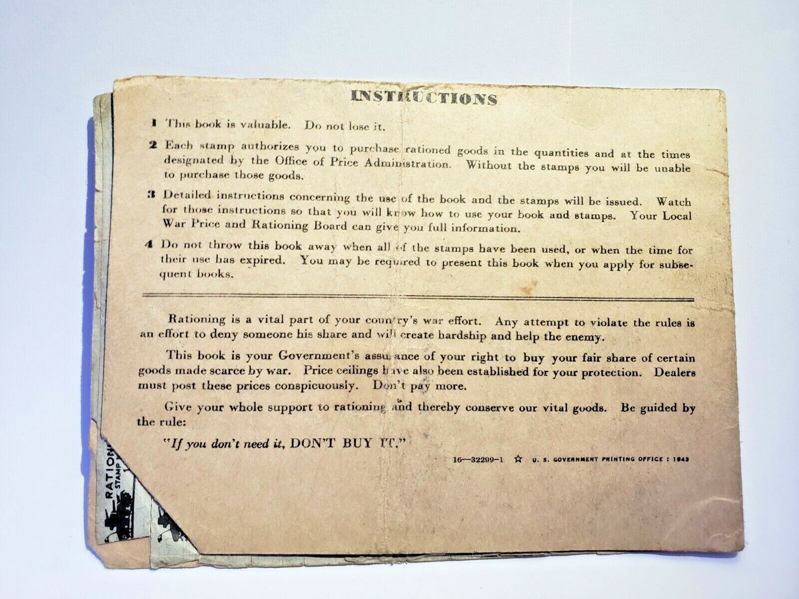 1942 War Ration Books with Stamps | eBay