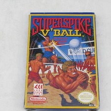Super Spike V'Ball - Nintendo NES - Box w/ Game GOOD Condition TESTED FAST SHIP
