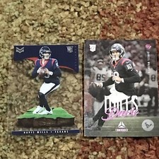 Davis Mills 2021-22 NFL Chronicles Magnitude & Luminance Pink Houston Texans