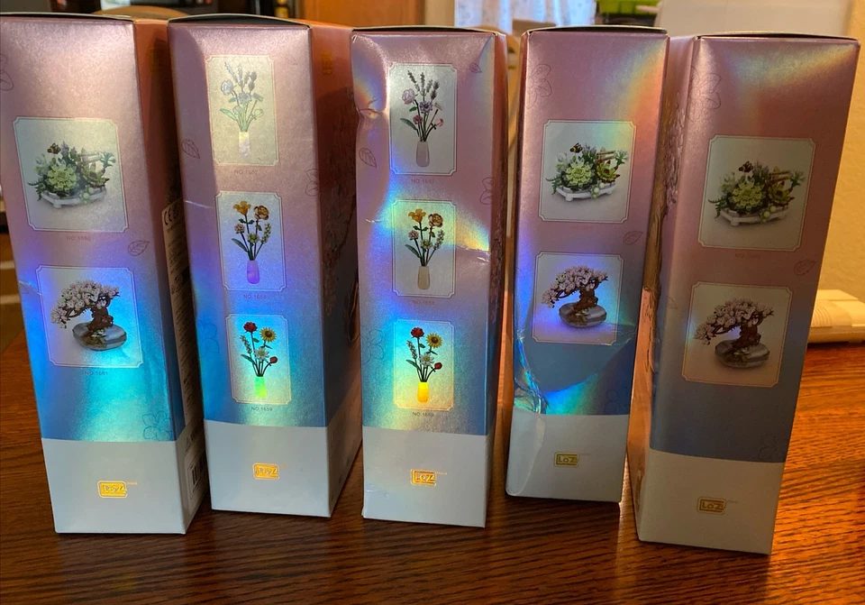 Loz Mini Blocks "Eternal Flowers Cherry Blossom Tree" #1661 - 426 Pieces New - Image 4 of 4