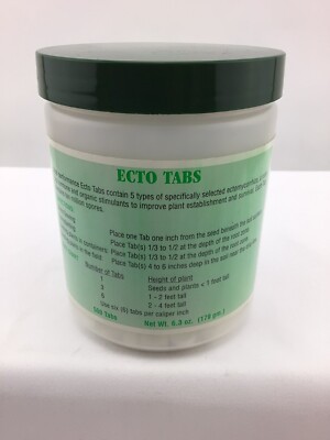 500pc Ecto Tabs Organically Based Beneficial Mycorrhizal Fungi for Trees Shrubs