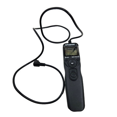 Polaroid Shutter Release Timer Remote Control PLRTN DSLR Cameras *2 AAA Not Inc*