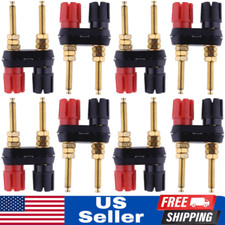 For Extended Speaker Banana Plug Amplifier Binding Post Terminal Connect Socket