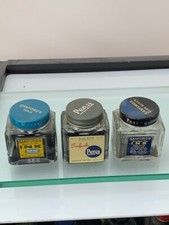 Sanford's 3 Bottles of Blue Black Ink Made in USA (e1014)