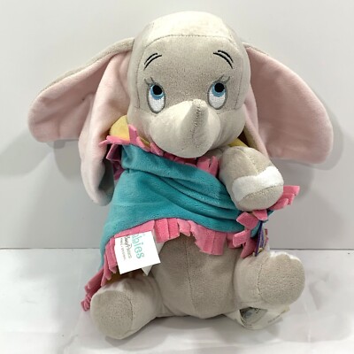 Baby Dumbo The Elephant W Blanket Plush Toy 10”— Disney Baby Disney Store 