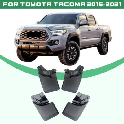 For Toyota Tacoma 2016 2017 2018 2019 2020 4PCS Splash Guards Mud Flaps Mudguard