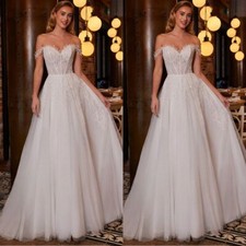 Luxury Princess Wedding Dresses Sweetheart Backless Lace 3D Floral Bridal Gowns