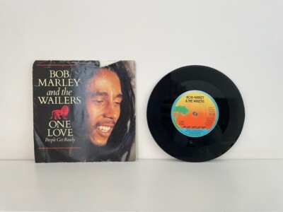 Bob Marley & The Wailers   One Love / People Get Ready 7'' Reggae Vinyl 1984