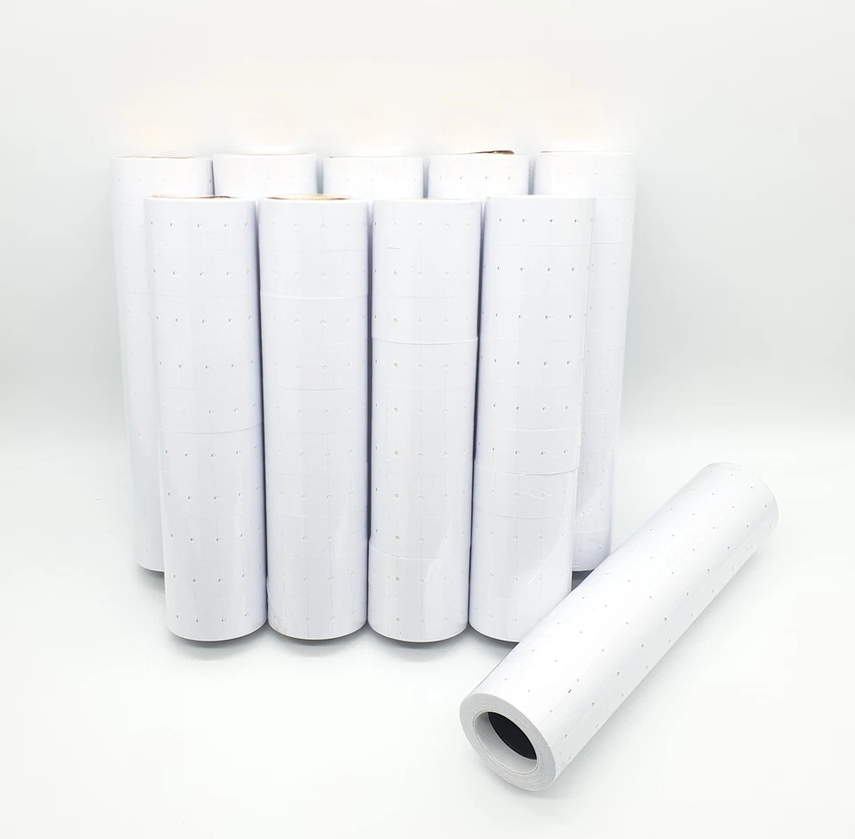 VANORELL 100 x 600 Etiketten Maße 21 X 12 mm Weiß Preisauszeichner MX-5500 für Herlitz