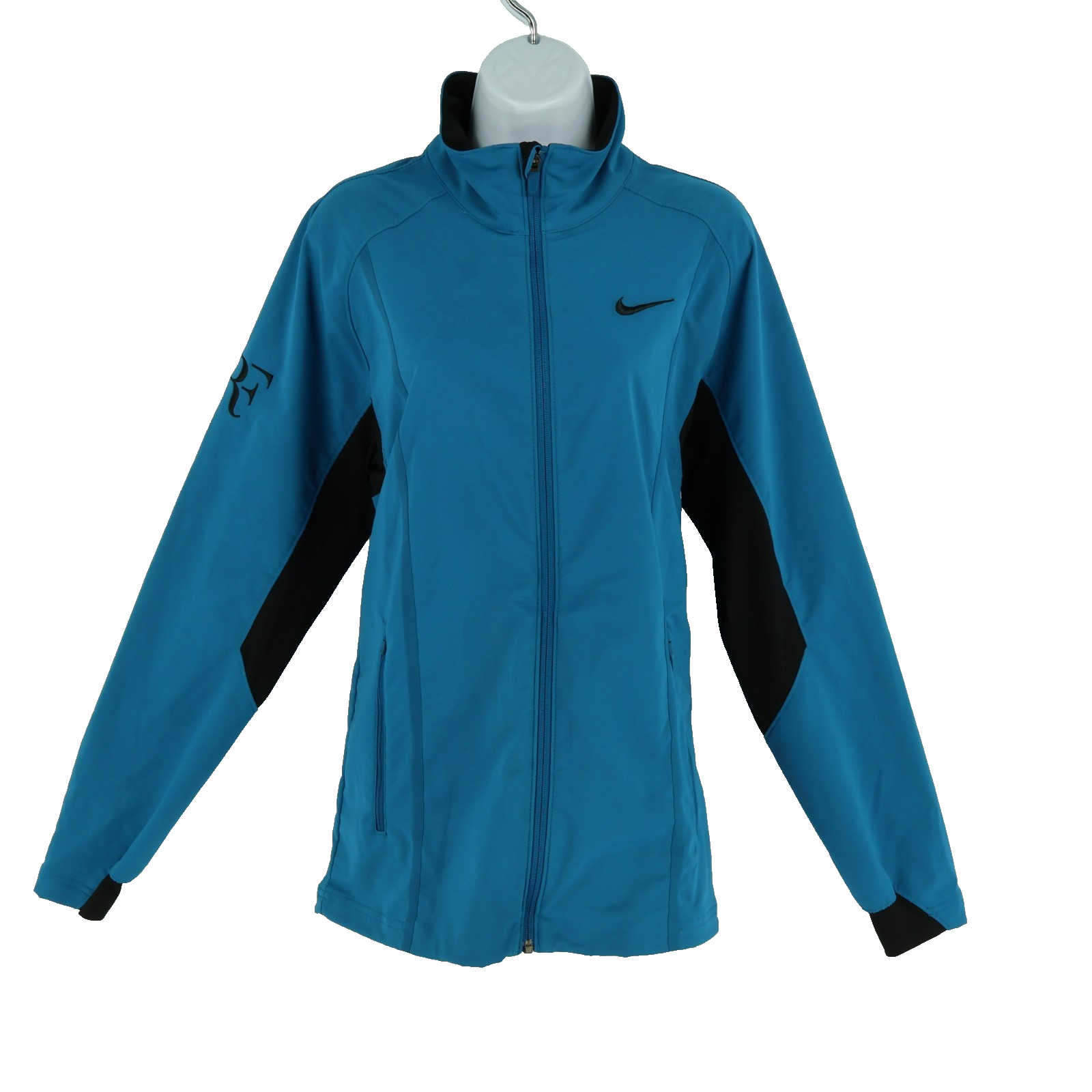 SACAI X NIKE Giacca a vento Nike Activewear full zip donna taglia S blu tasche con zip