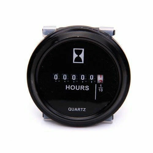 1Pcs DC 8~80V Car Engine Mechanical Round Hour Meter Counter Car ATV Gauge Meter - Image 2 of 4