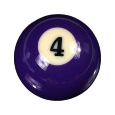 Empire USA 4 Pool Ball Replacement Billiards Ball,2-1/4" 4 single Ball